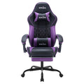 Ergonomic Video Gamer Chairs Gaming Computer Chairs Gamer Chairs for Adults Massage Lumbar Support Swivel Height Adjustable Headrest Backrest